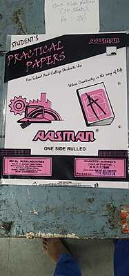 11 - Aasman Practical Paper ( One side Rulled ) 50 Sheets