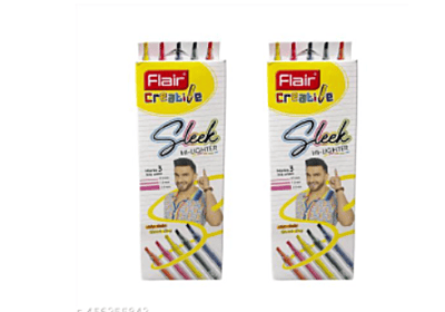 22 - Flair Sleek Hilighter ( 5 Pcs ) 