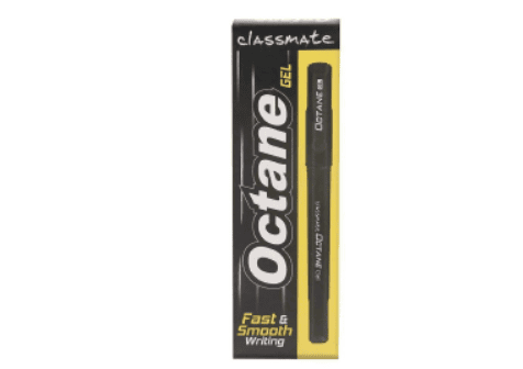 28 - Classmate Octane Gel Pen ( BLACK ) 