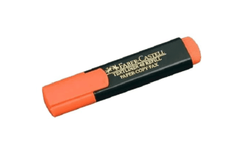 33 - Faber Castell Highlighter ( Orange )