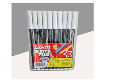 36 - CELL Sketch Pen BLACK ( 12 Pcs Set )